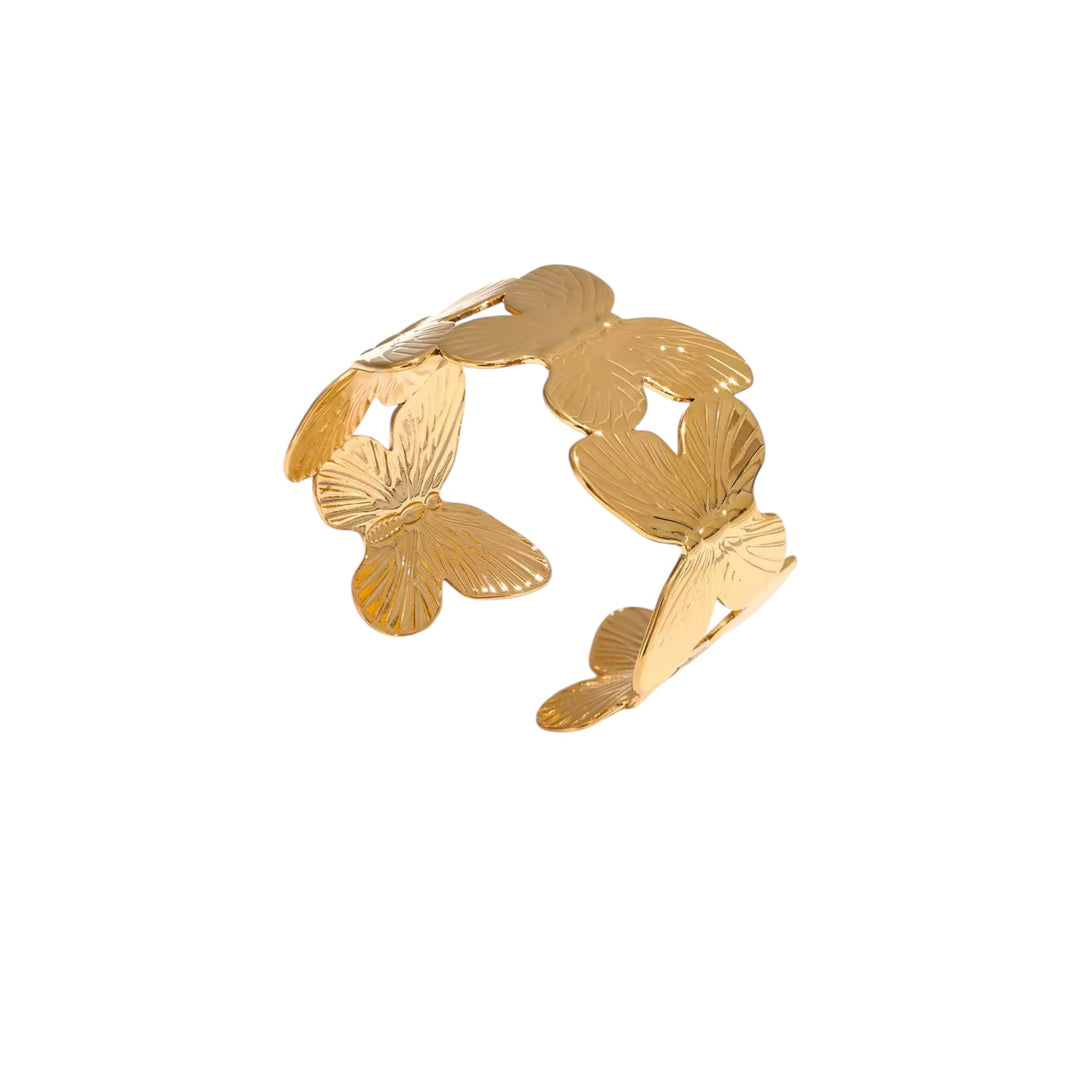 Mariposa Gold Cuff Bracelet