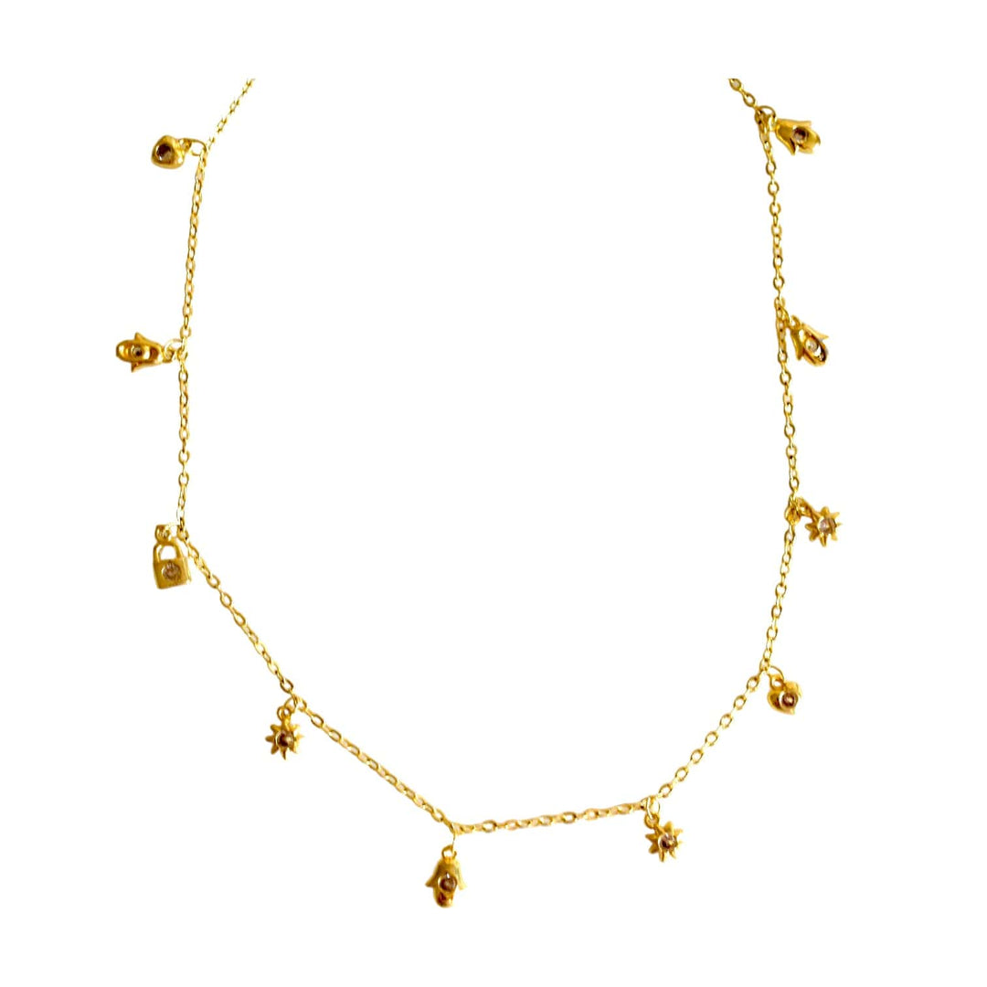  30" Chain Necklace Mannaz Designs Enchanted Charm Necklace  30" Chain Necklace Mannaz Designs Enchanted Charm Necklace 