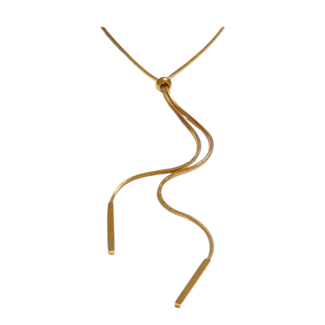 Luna Slide Gold Necklace