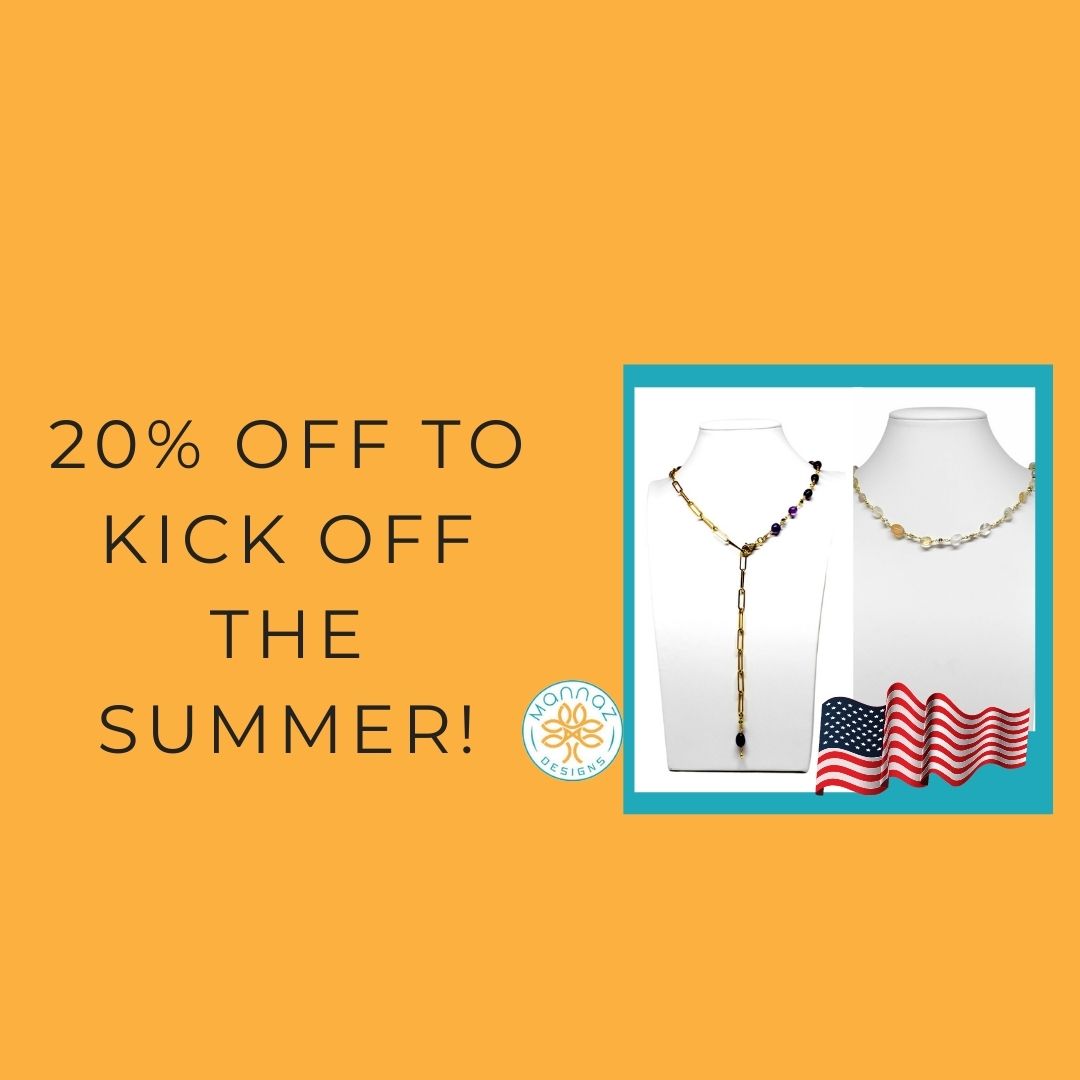 20% off to Kick off the summer!