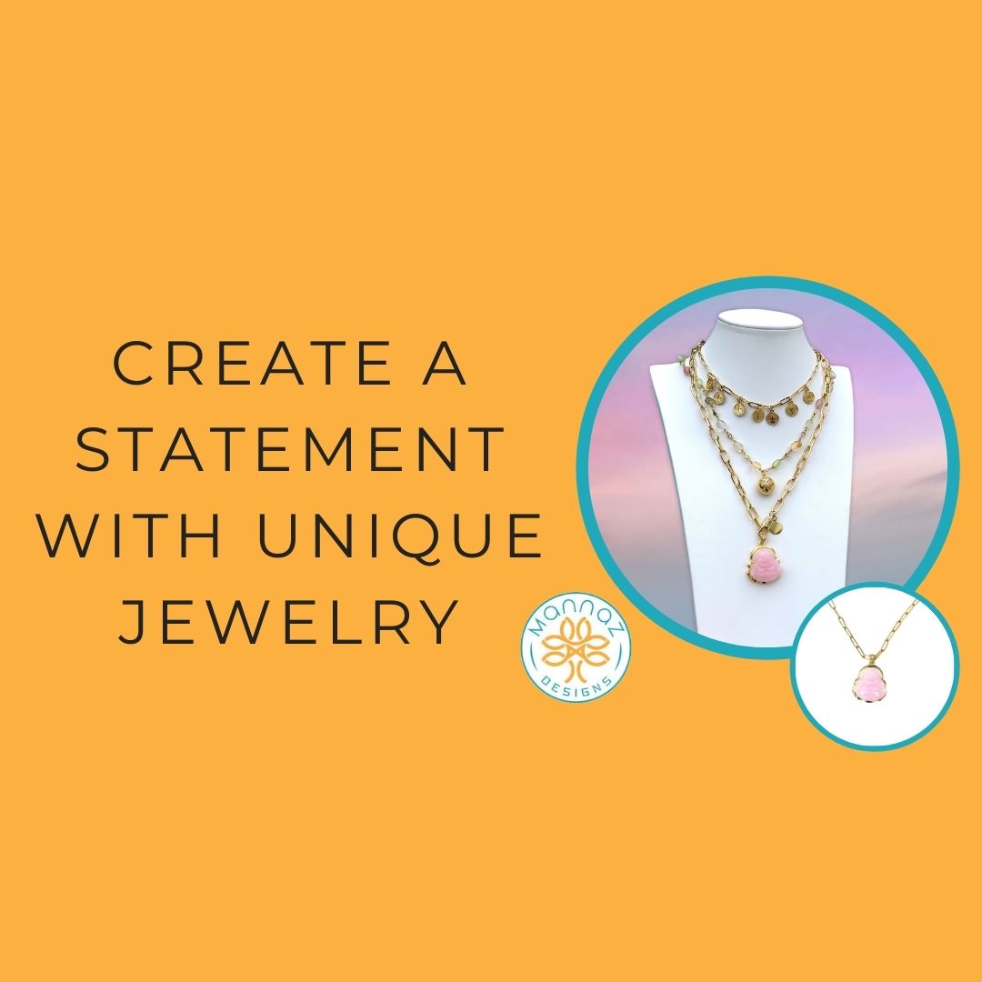 Create a statement with unique jewelry