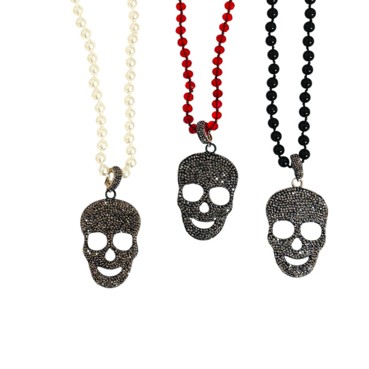Skull Black Gasparilla Necklace