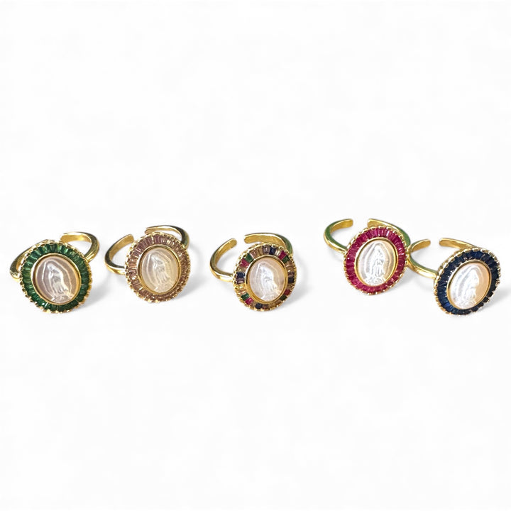 Our Lady of Guadalupe Gold Ring