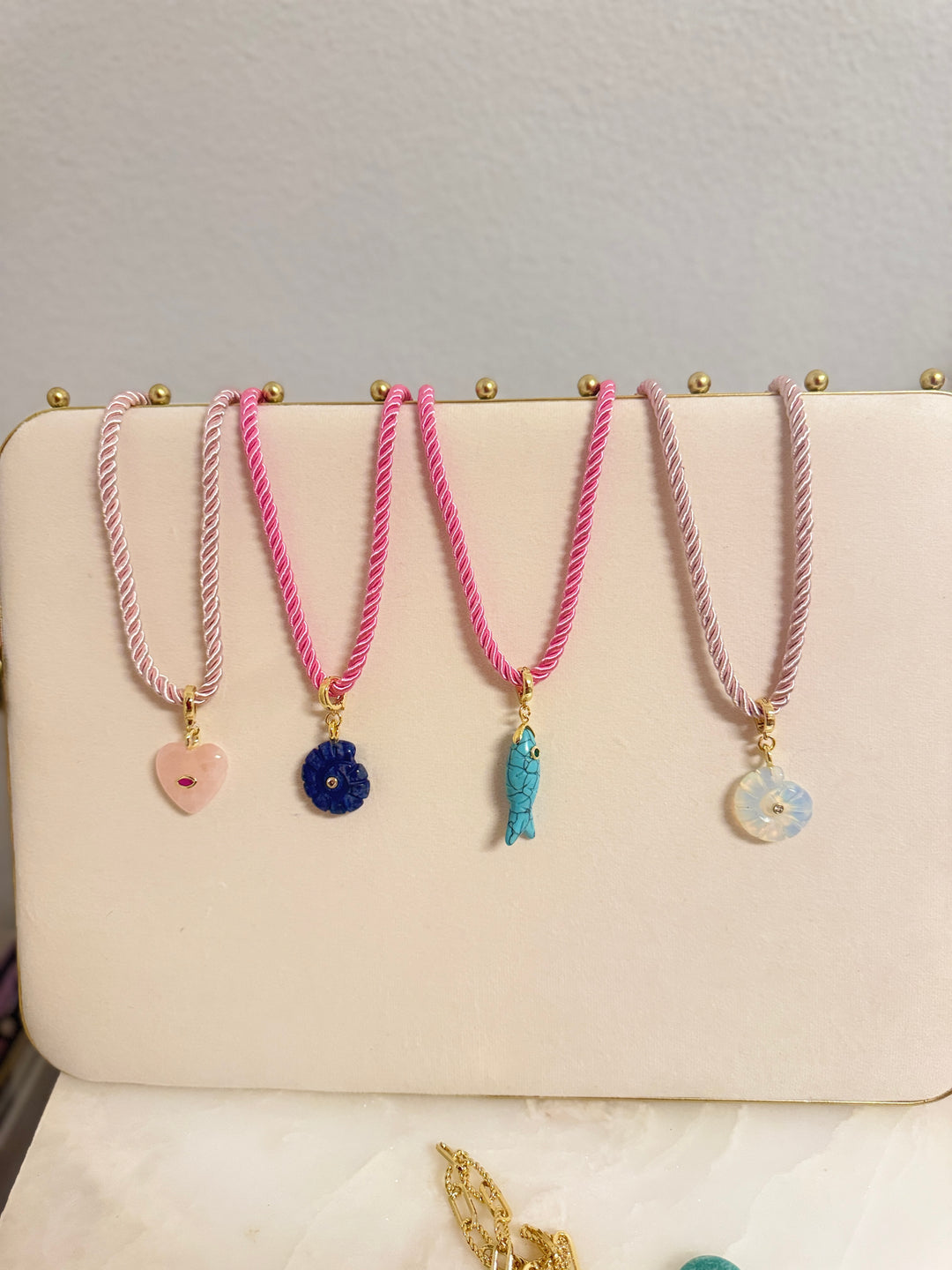 Lapis Lazuli Snail Pendant Necklace - Natural Stone Talisman