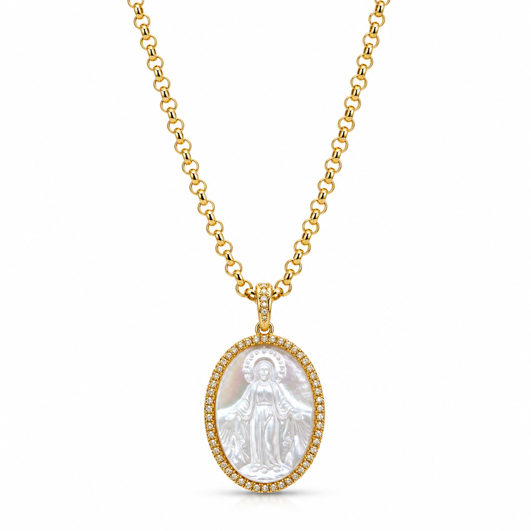 Heavenly Grace Miraculous Medal Necklace