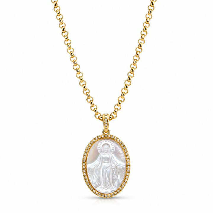 Heavenly Grace Miraculous Medal Necklace