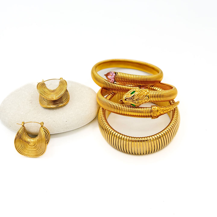 Serpiente Dorada Waterproof Snake Bangle