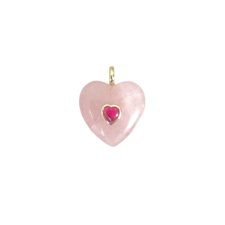 Gemstone Heart Pendant