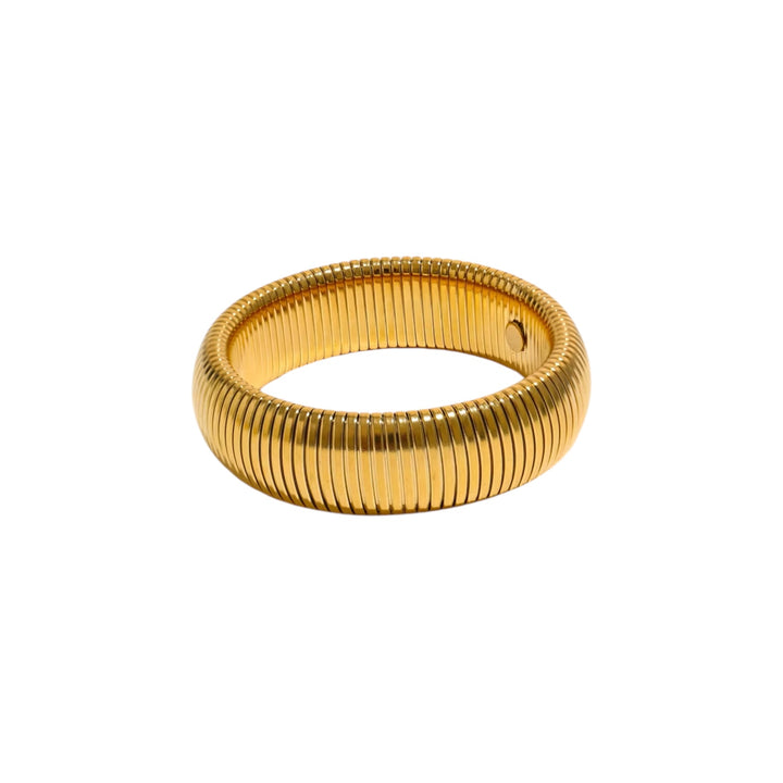 Sol Gold Waterproof Coil Bangle