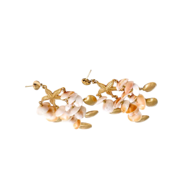 Sirena Shell Dangle Earrings