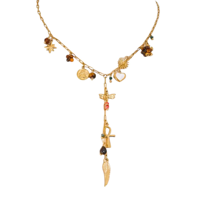 Empowering Charm Gold Necklace