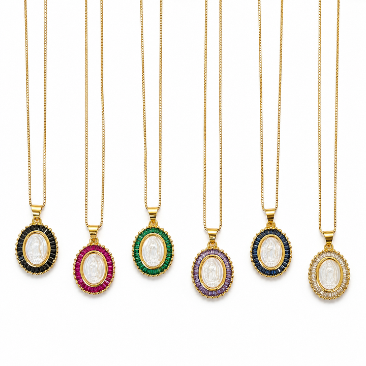Virgen de Guadalupe Blessing Necklace