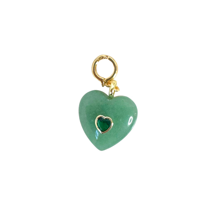 Gemstone Heart Pendant
