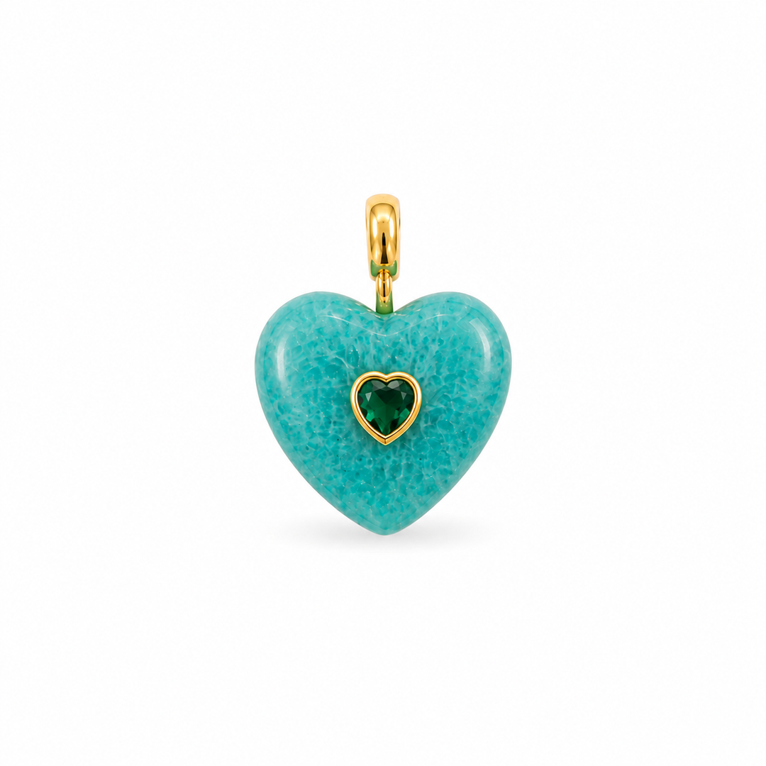 Heart Gemstone Pendant