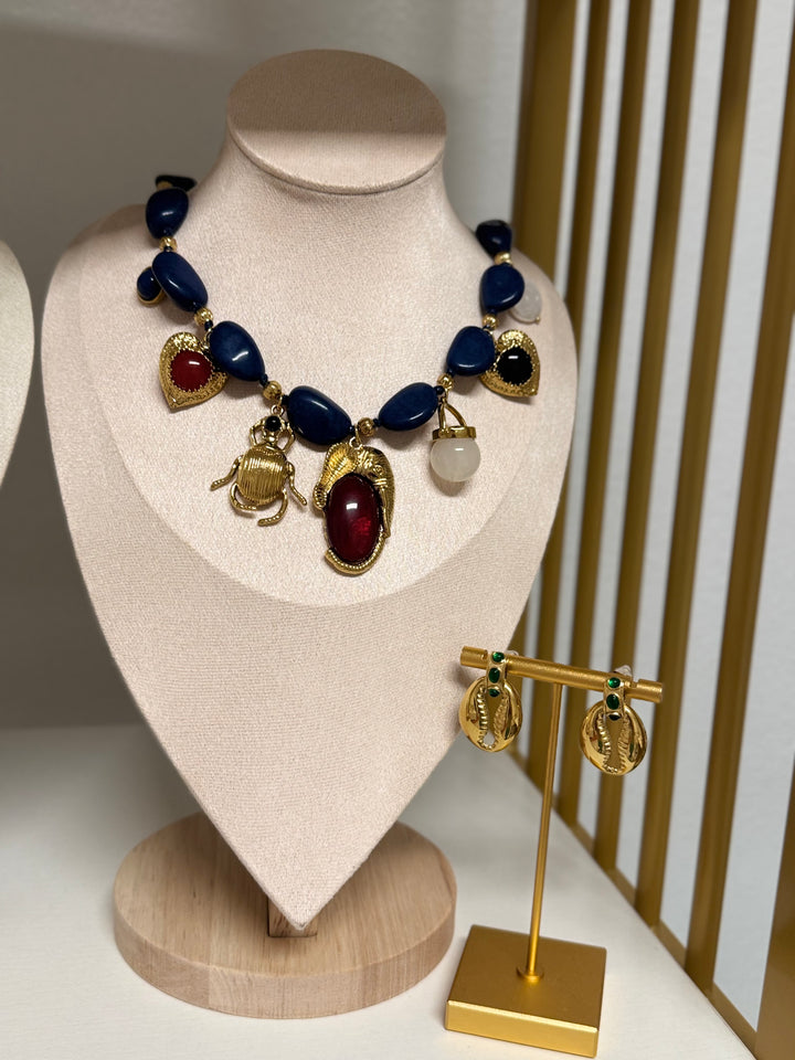 Royal Amulet Charm Necklace