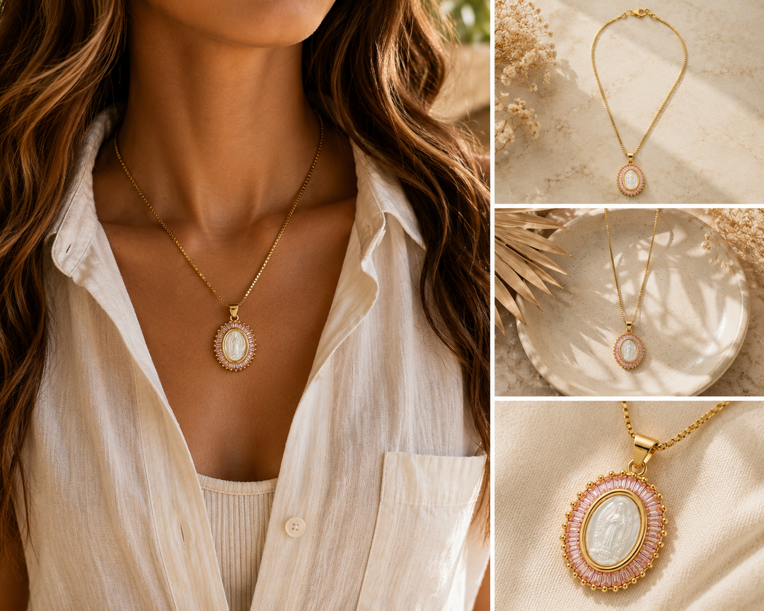 Virgen de Guadalupe Blessing Necklace