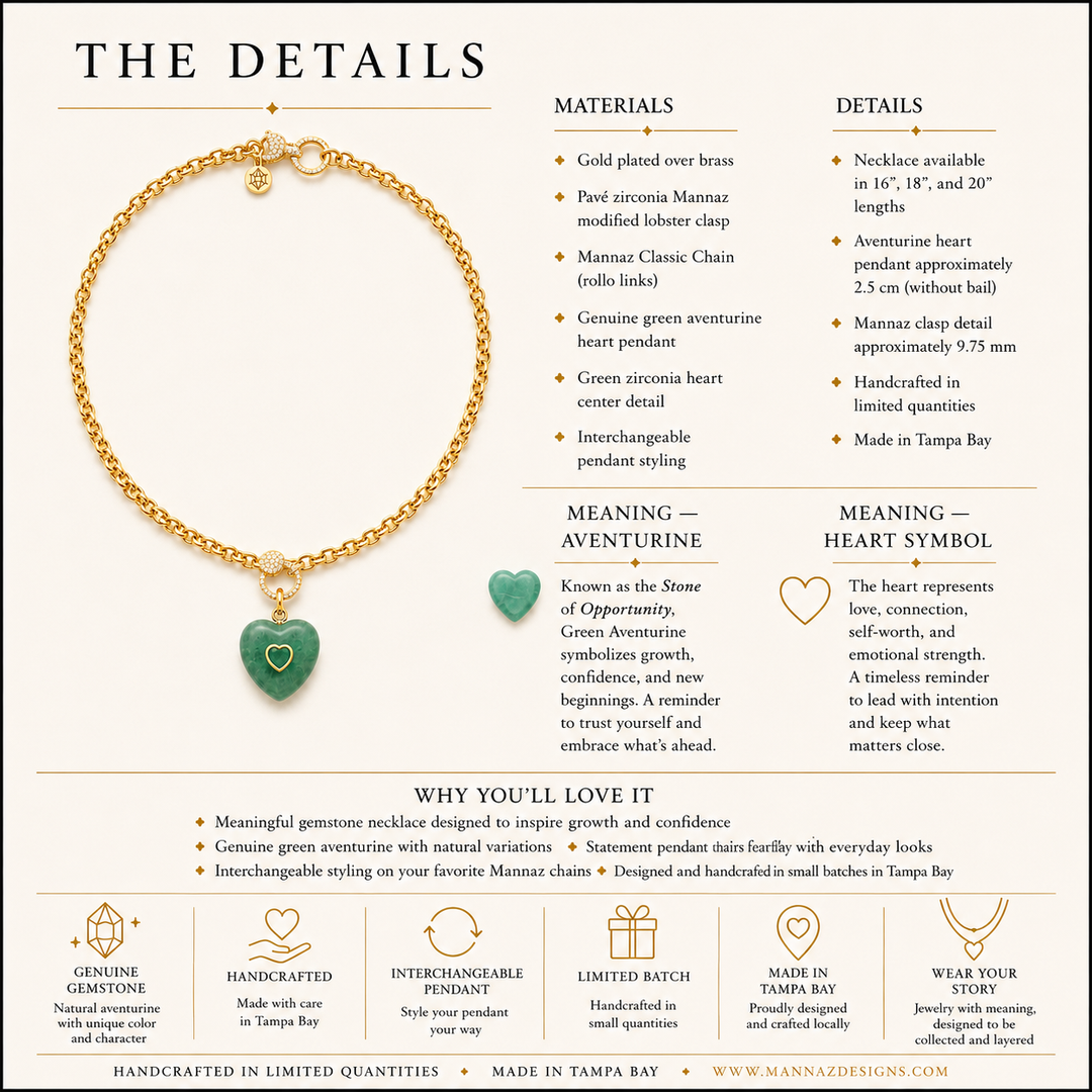 Heart Aventurine Necklace