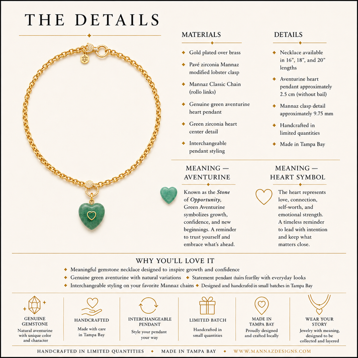 Heart Aventurine Necklace
