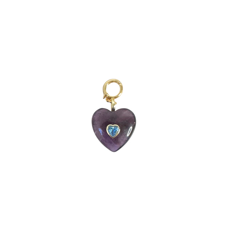 Gemstone Heart Pendant