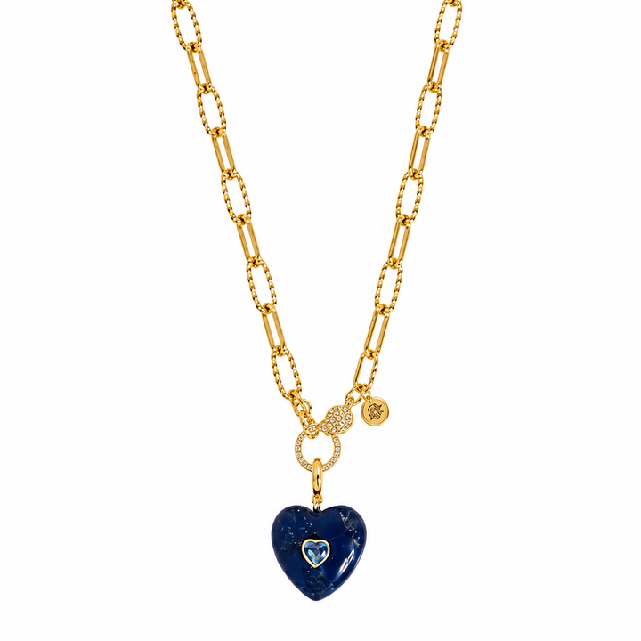 Lapis Lazuli Heart Necklace