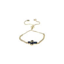 Cross Color Crystal Gold Bracelets
