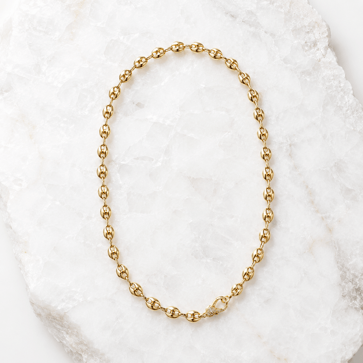 Mannaz Mariner Gold Chain Necklace – Exclusive Chain