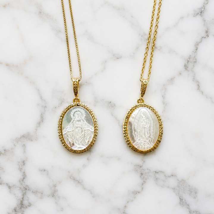 Virgin Mary Necklace