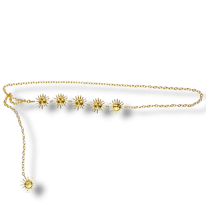 Sun Belly Chain & Double Necklace Versatile