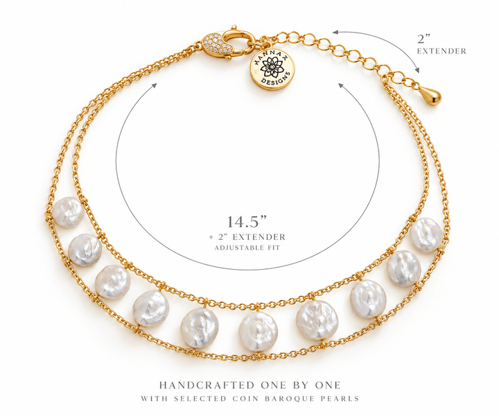 The Coin Baroque Pearl Choker