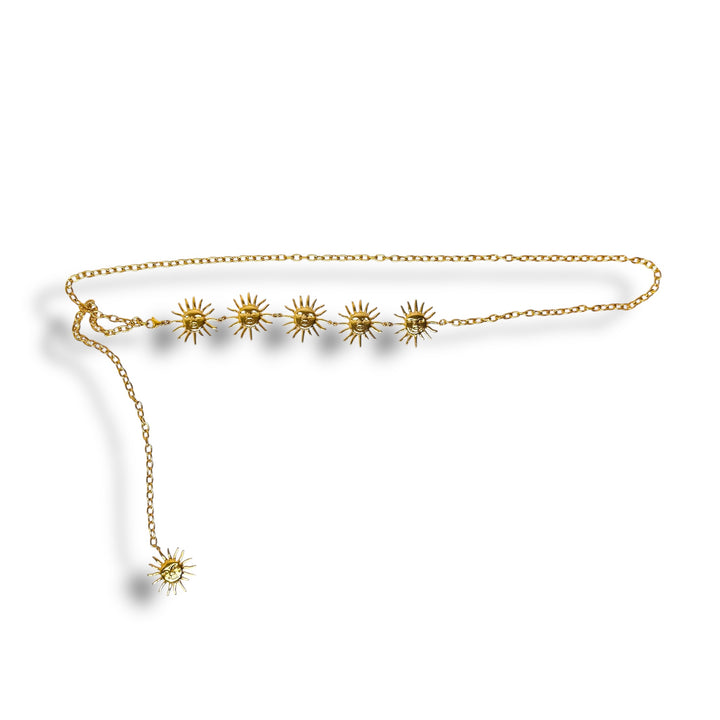 Sun Belly Chain & Double Necklace Versatile