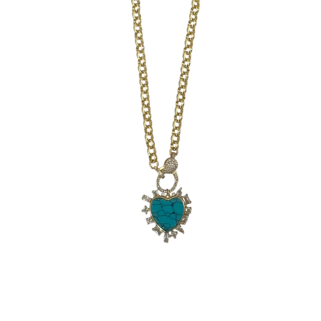Love  Heart Red Pendant Necklace