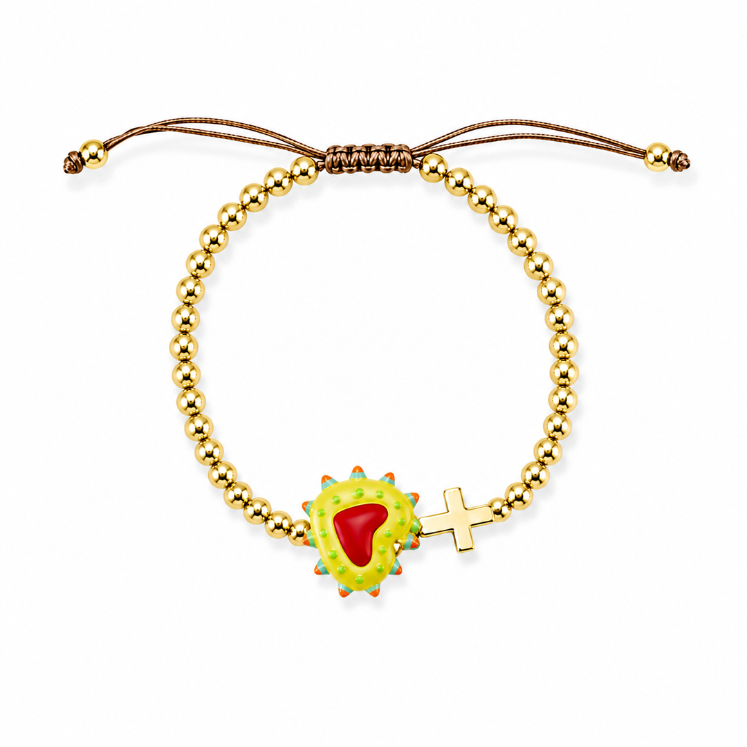 Sacred Heart Adjustable Bracelet | Catholic Faith Jewelry | Mannaz Designs