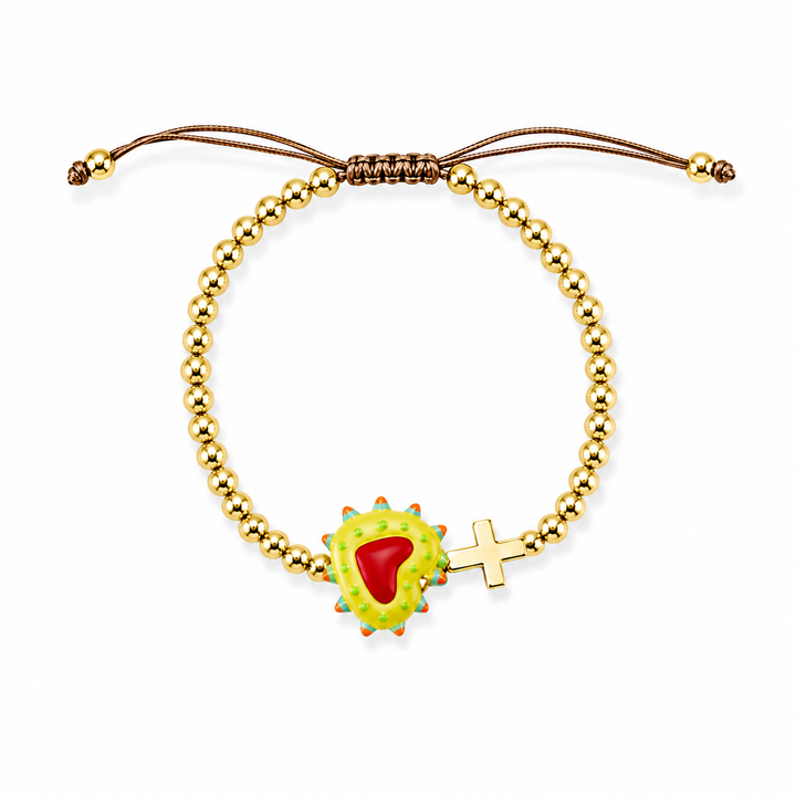Sacred Heart Adjustable Bracelet | Catholic Faith Jewelry | Mannaz Designs