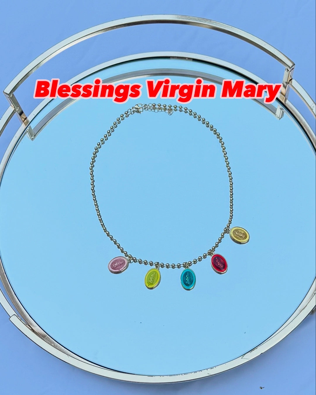 Blessings Gold Medals Necklace