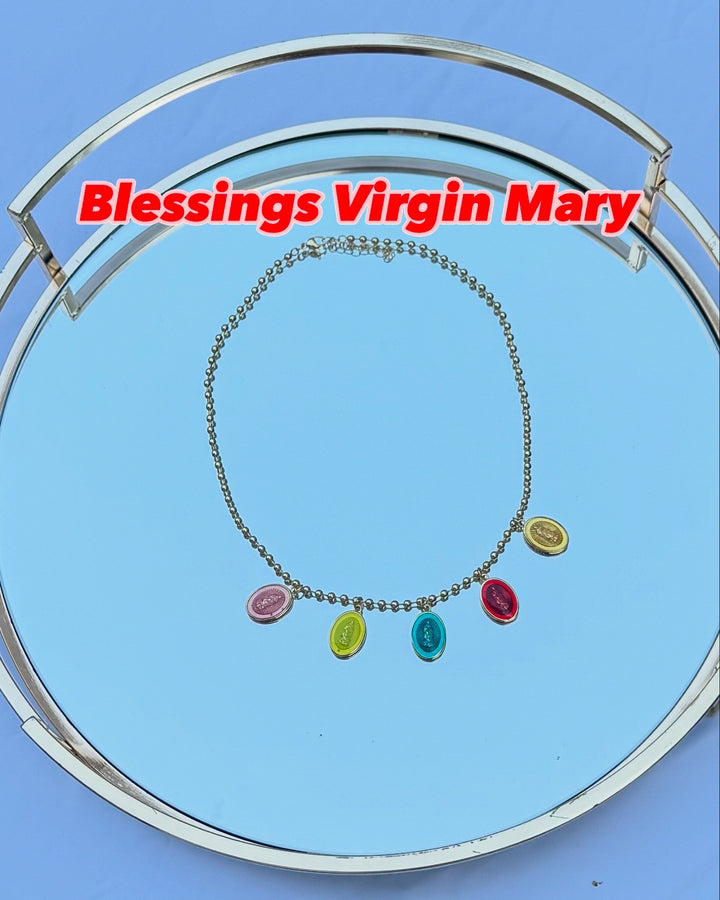 Blessings Gold Medals Necklace
