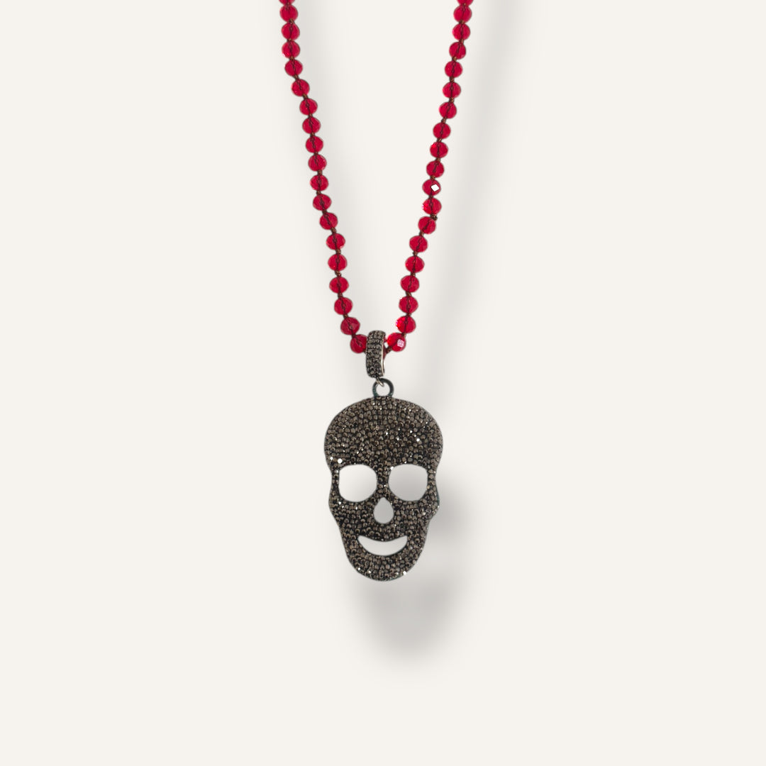 Skull Black Gasparilla Necklace