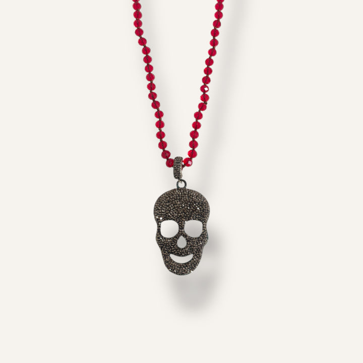 Skull Black Gasparilla Necklace