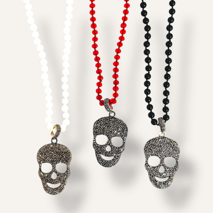 Skull Black Gasparilla Necklace