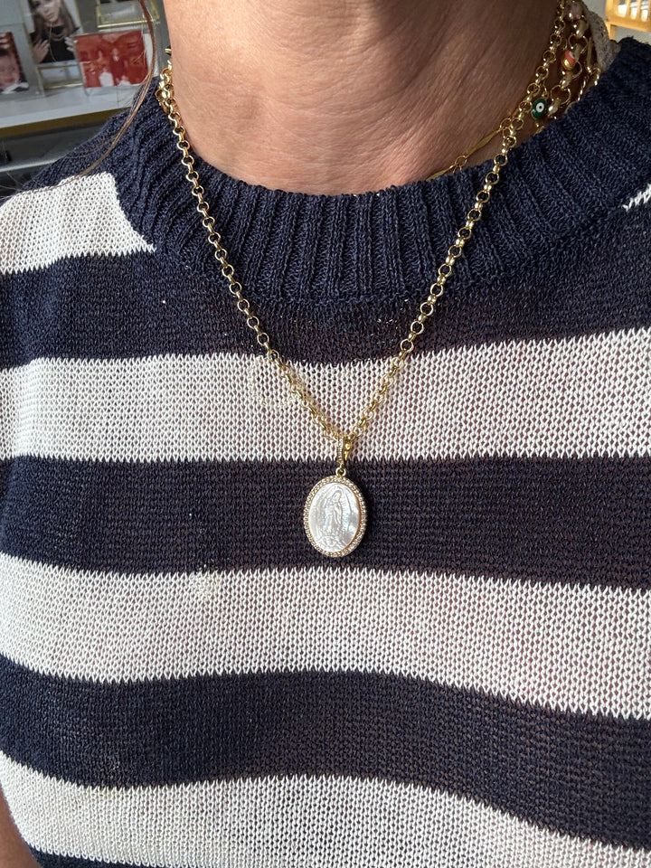 Heavenly Grace Miraculous Medal Necklace