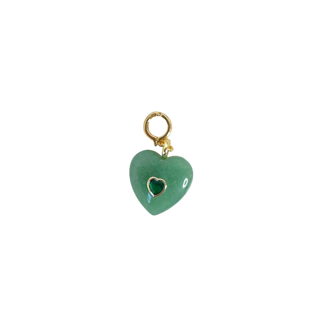 Gemstone Heart Pendant