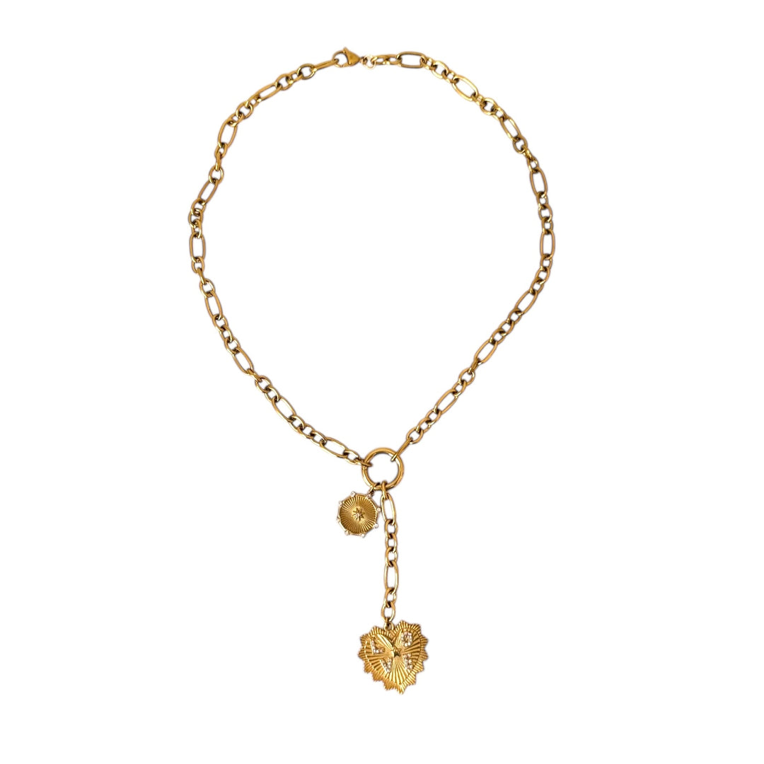 Love Heart Necklace -Symbol of Devotion