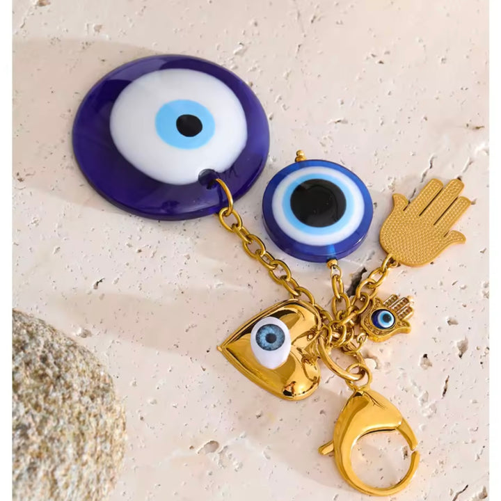 Evil Eye Protection Bag Charm