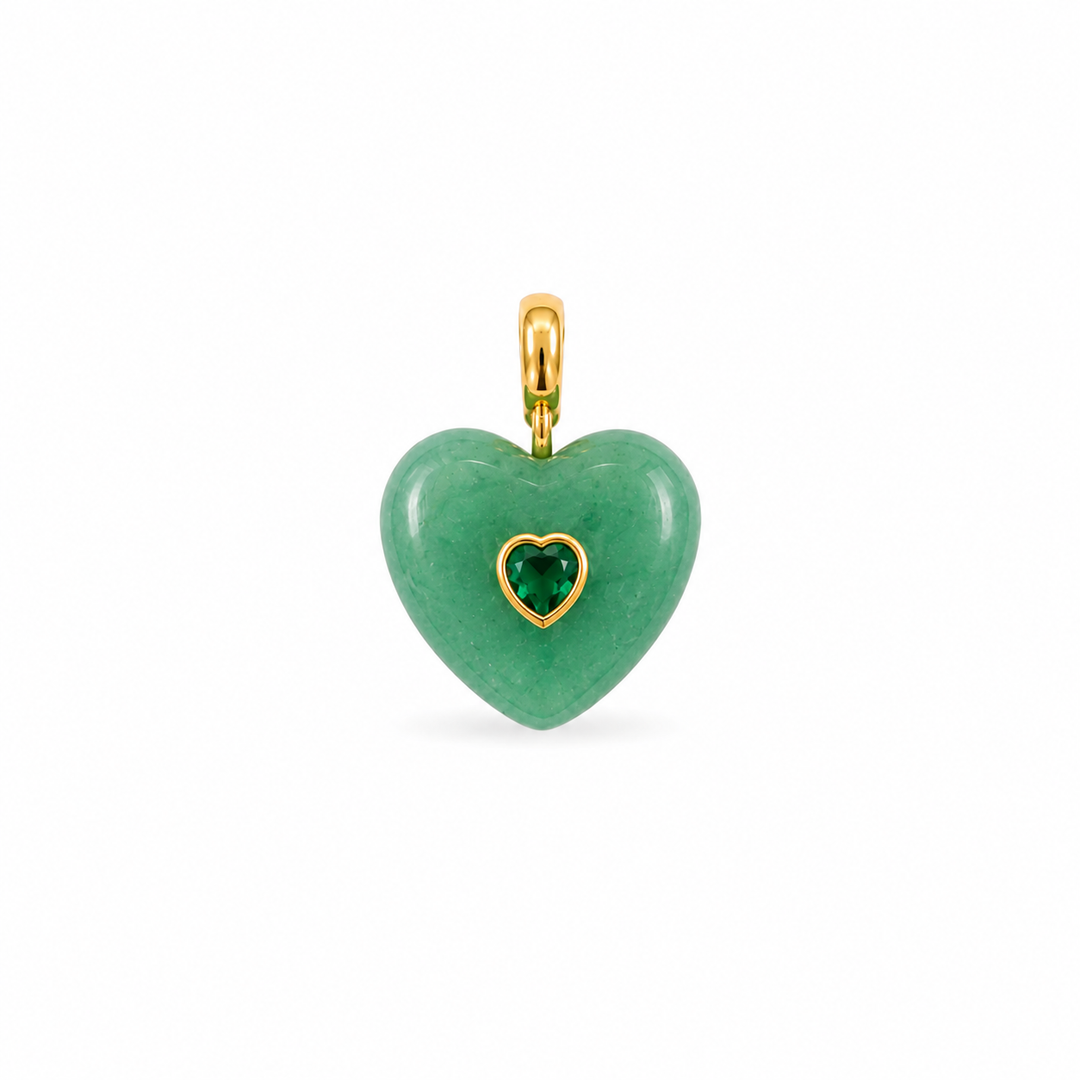 Heart Gemstone Pendant