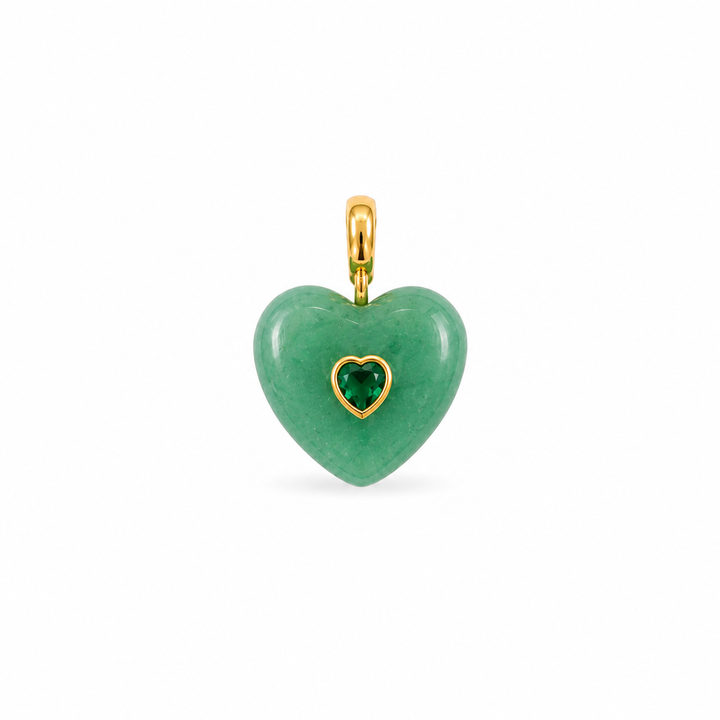 Heart Gemstone Pendant
