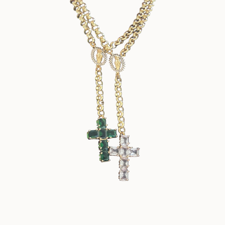 Miraculous Virgin Rosary Necklace