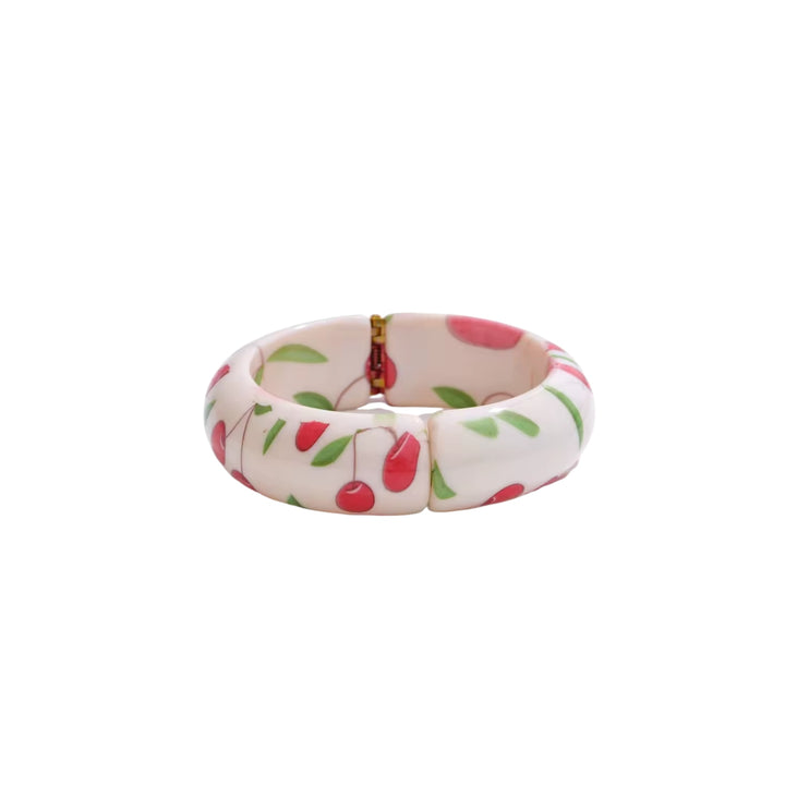 Ibiza Cherry Resin Bangle