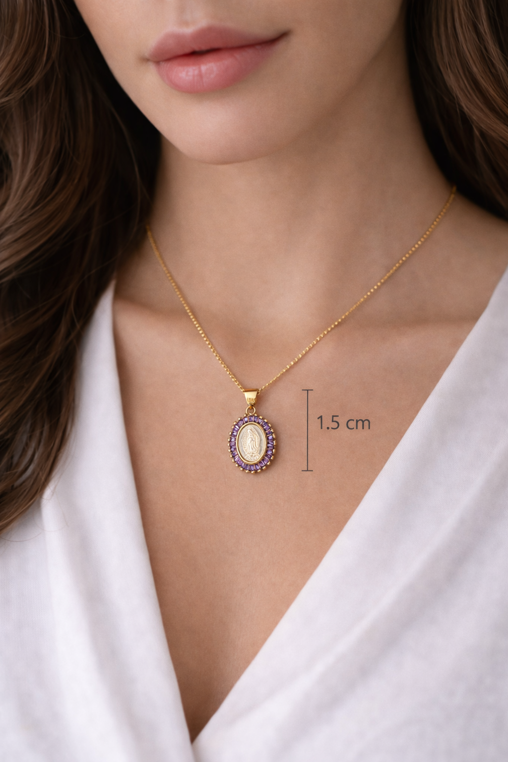 Virgen de Guadalupe Blessing Necklace