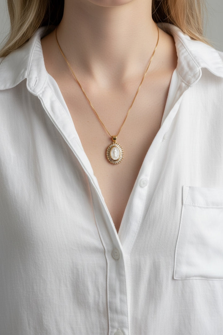 Virgen de Guadalupe Blessing Necklace