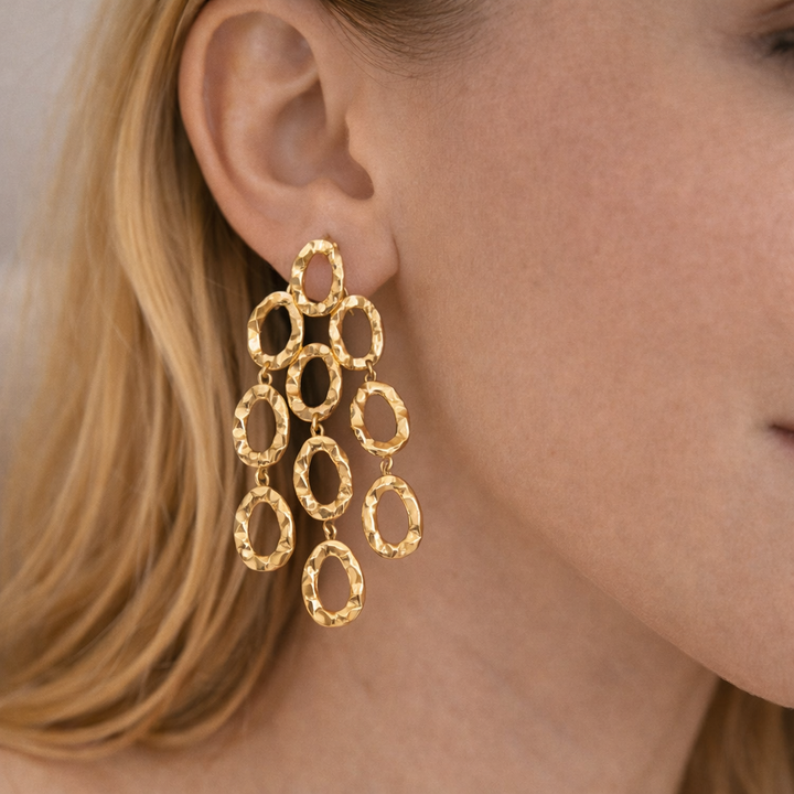 Gold Drop Earrings