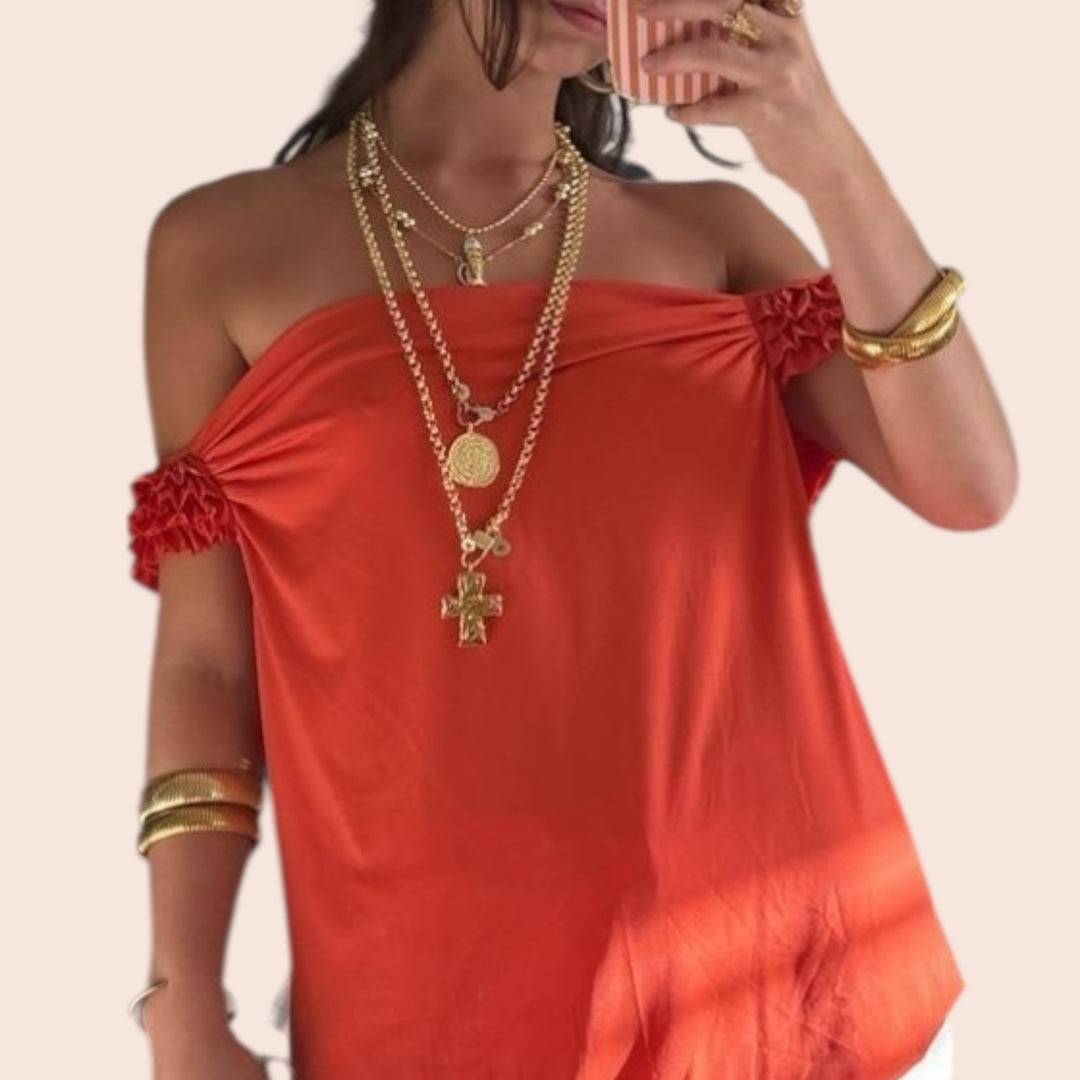 Ancient Calendar Gold Necklace